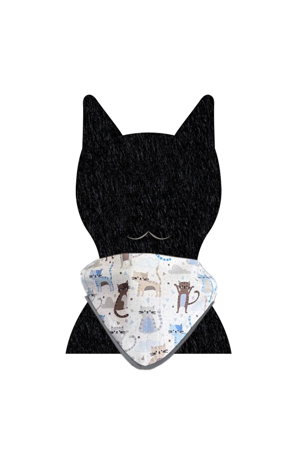 Collar reflejante con paliacate doble vista