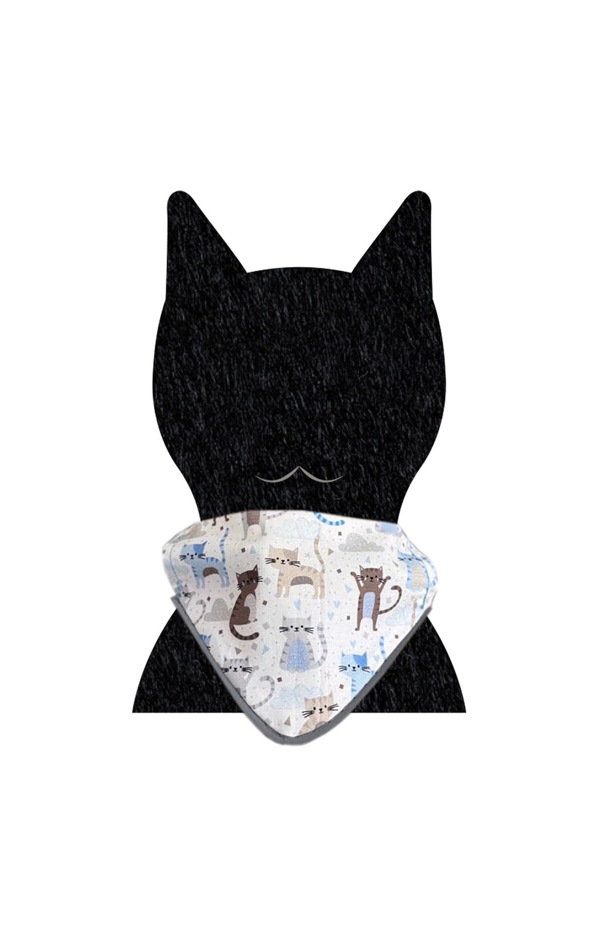 Collar reflejante con paliacate doble vista