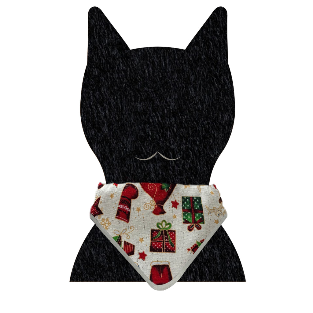 Collar reflejante con paliacate doble vista Navideño