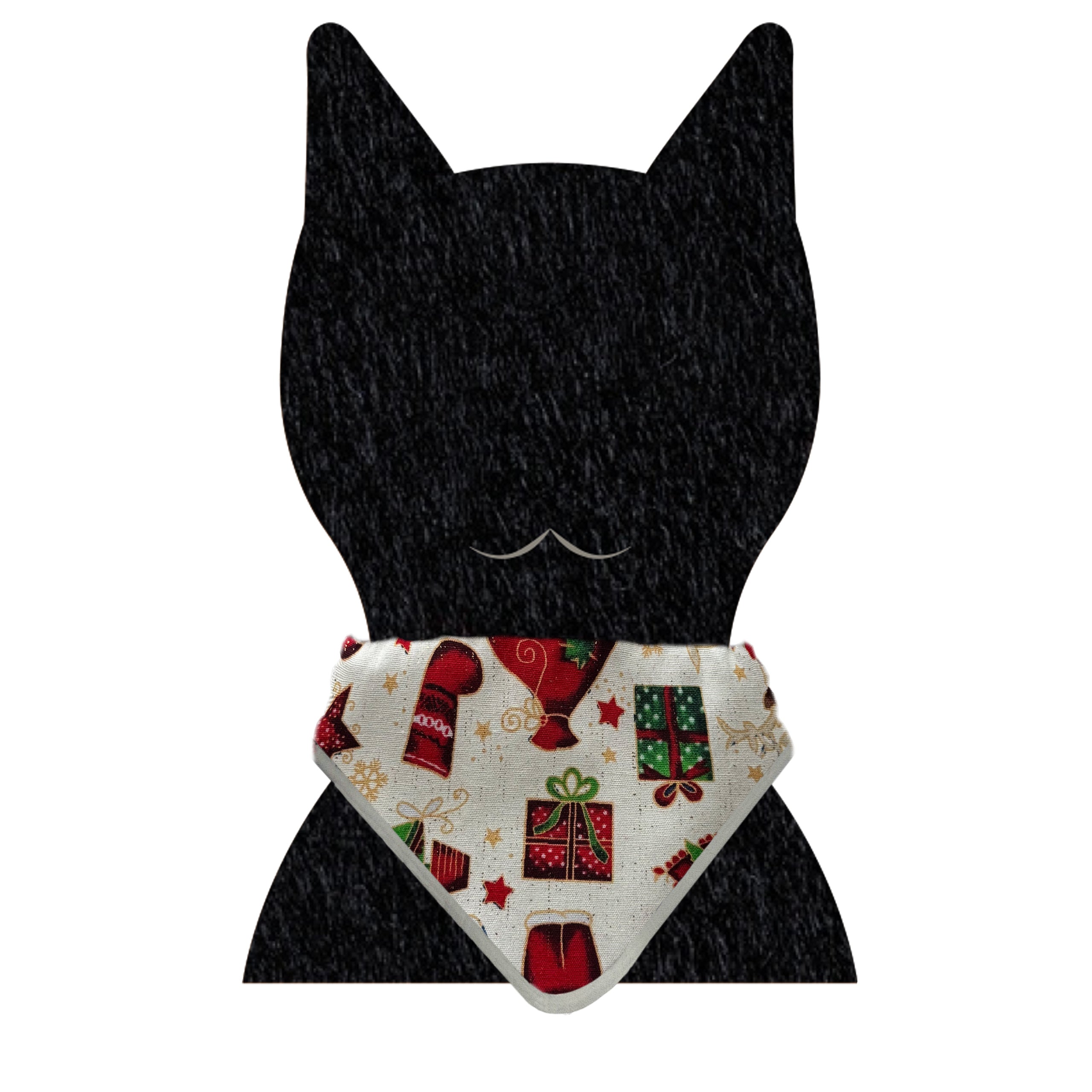 Collar reflejante con paliacate doble vista Navideño